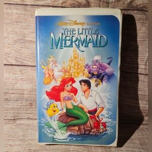 Vintage Disney The little mermaid black diamond classics VHS Tape original cover